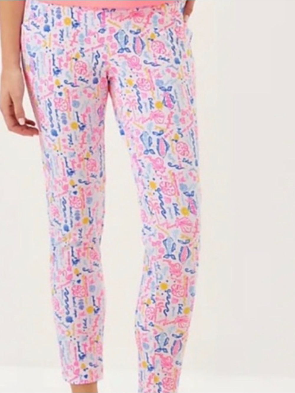 Lilly Pulitzer Corso Pant UPF 50+, Multi Summer Serenade Golf
NWT Size 8